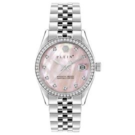 Reloj Philipp Plein Date Superlative Crystal Plata Metálico