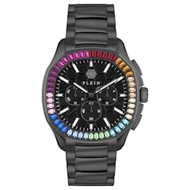 Philipp Plein-Philipp Plein $pectre Chrono Crystal Watch-Black