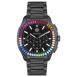 Philipp Plein $pectre Chrono Crystal Watch Black