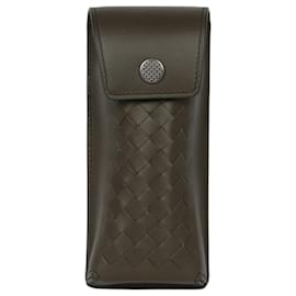 Bottega Veneta-Bottega Veneta Eyewear Case With Keyring-Green