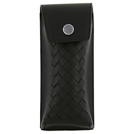 Bottega Veneta-Bottega Veneta Eyewear Case With Keyring-Black