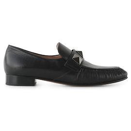 Valentino Garavani Mocassini Rockstud Valentino in pelle nera Nero