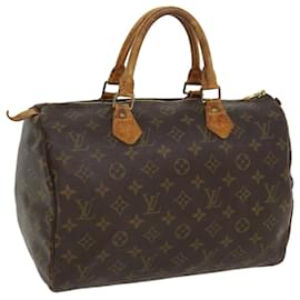 Louis Vuitton-Louis Vuitton Monogram Speedy 30 Hand Bag M41526 LV Auth 35523-Other