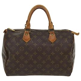 Louis Vuitton-Louis Vuitton Monogram Speedy 30 Hand Bag M41526 LV Auth 35523-Other