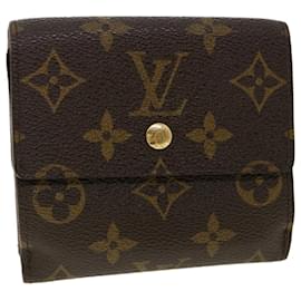 Louis Vuitton-LOUIS VUITTON Portafoglio Portefeuille Elise con monogramma M61654 LV Auth fm2030-Monogramma