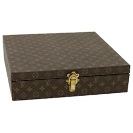 Louis Vuitton-LOUIS VUITTON Monogram Jewelry Box LV Auth yk5857a-Monogram