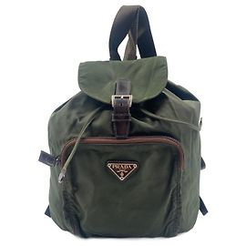 Grüner Prada-Rucksack aus Nylon Grün