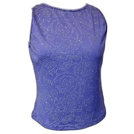 VERSACE TOP ARABESQUES MINI DIAMS RAINBOW TM OU T 36/38 Roxo