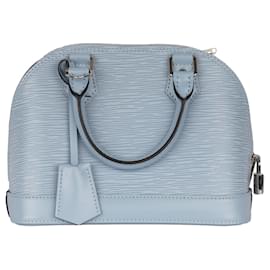 Louis Vuitton-Louis Vuitton Epi Alma BB-Bleu,Bleu clair