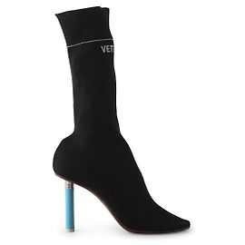 Vêtements Vetements Blue Lighter Heel Sock Boots Black