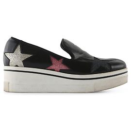 Stella Mc Cartney Stella McCartney Black Binx Star Platform Slip on Nero