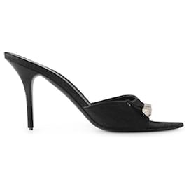 Dior-Dior Black Oblique Canvas Gambler Dice Mules-Black