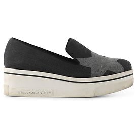 Stella Mc Cartney Stella McCartney Denim nero Binx Star Platform Slip On Nero