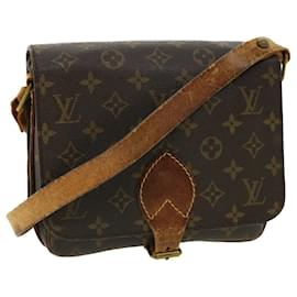 Louis Vuitton-LOUIS VUITTON Monogram Cartouchiere MM Shoulder Bag M51253 LV Auth am3671-Monogram