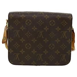 Louis Vuitton-LOUIS VUITTON Monogram Cartouchiere MM Shoulder Bag M51253 LV Auth am3671-Monogram