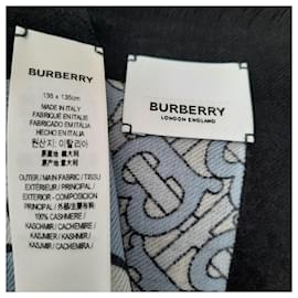 Burberry-BURBERRY – Außergewöhnliches VIP-Stück – 100% Cachemire-Blau