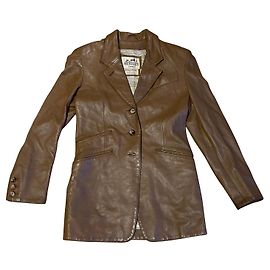 Hermès Chaquetas Marrón claro