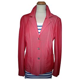 KENZO GIACCA PREPPY SCULPTURAL EMERIZED T 42 Rosso