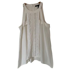 Bcbg Max Azria silk blouse white White