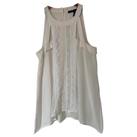 Camicetta in seta Bcbg Max Azria bianca Bianco