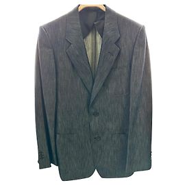 Yves Saint Laurent Sartorial denim blazer jacket Blue