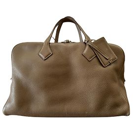 Hermès Bolsa de viagem Victoria Taupe
