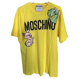 Moschino-Camiseta moschino de alta costura-Amarillo