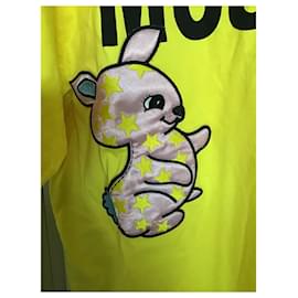 Moschino-Camiseta moschino de alta costura-Amarillo