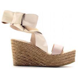 Espadrilles Chloé en cuir beige Beige