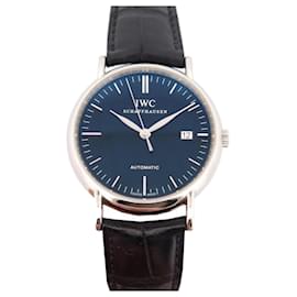IWC-IWC PORTOFINO AUTOMATIC IW WATCH356518 Palladium steel 40 MM STEEL WATCH-Silvery