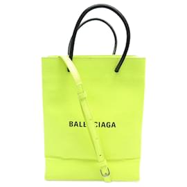 Balenciaga-NEUF SAC A MAIN BALENCIAGA CABAS SHOPPING NORTH-SOUTH 568817 BANDOULIERE-Jaune