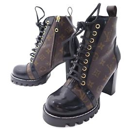 louis vuitton shoes 1a2Y7X STAR TRAIL MONOGRAM BOOTS 38.5 Boots Brown