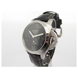 Panerai-NEW PANERAI PAM WATCH1321 LUMINOR GMT POWER RESERVE 44 MM FULLSET WATCH-Silvery