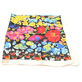 Salvatore Ferragamo-Floral silk scarf-Multiple colors