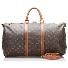 Louis Vuitton Monogramm Keepall Bandouliere 50 Braun
