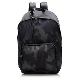 Prada Mochila Tessuto Camuflaje VZ0066 Bronce