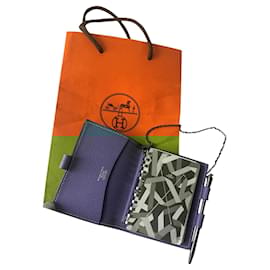 Hermès-Wallets Small accessories-Blue