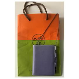 Hermès-Wallets Small accessories-Blue