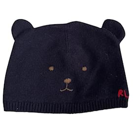 Ralph Lauren-Hats Beanies Gloves-Navy blue