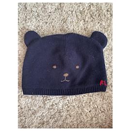 Ralph Lauren-Hats Beanies Gloves-Navy blue