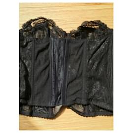Burberry-Burberry lace and silk bustier corset-Other
