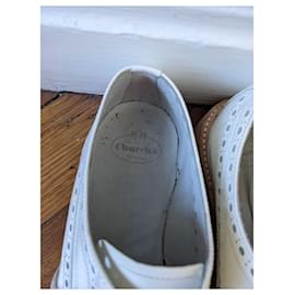 Church's-White patent derbies-White