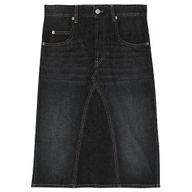 Falda Isabel Marant Etoile FIALI Negra Algodón Negro