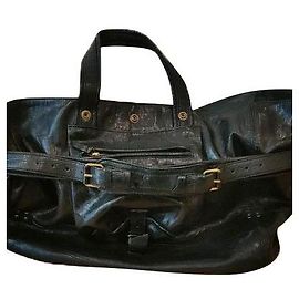 Borsa Billy Jerome Dreyfuss Nera in Pelle Smaltata Nero