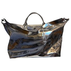 Longchamp Reisetasche Silber