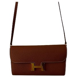 Hermès Constance Portafoglio da portare via D'oro