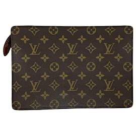 Louis Vuitton-Cartera Louis Vuitton para hombre-Castaño