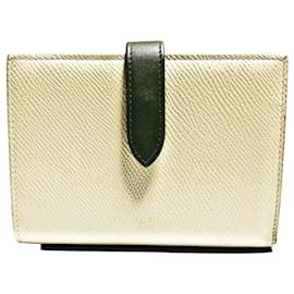 Céline-Celine Medium Strap Wallet-Beige