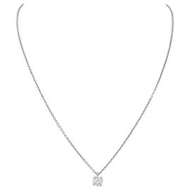 inconnue Solitario Collar de diamantes. Otro