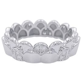 Anillo de FRED, "Una isla de oro", ORO BLANCO, diamantes. Otro